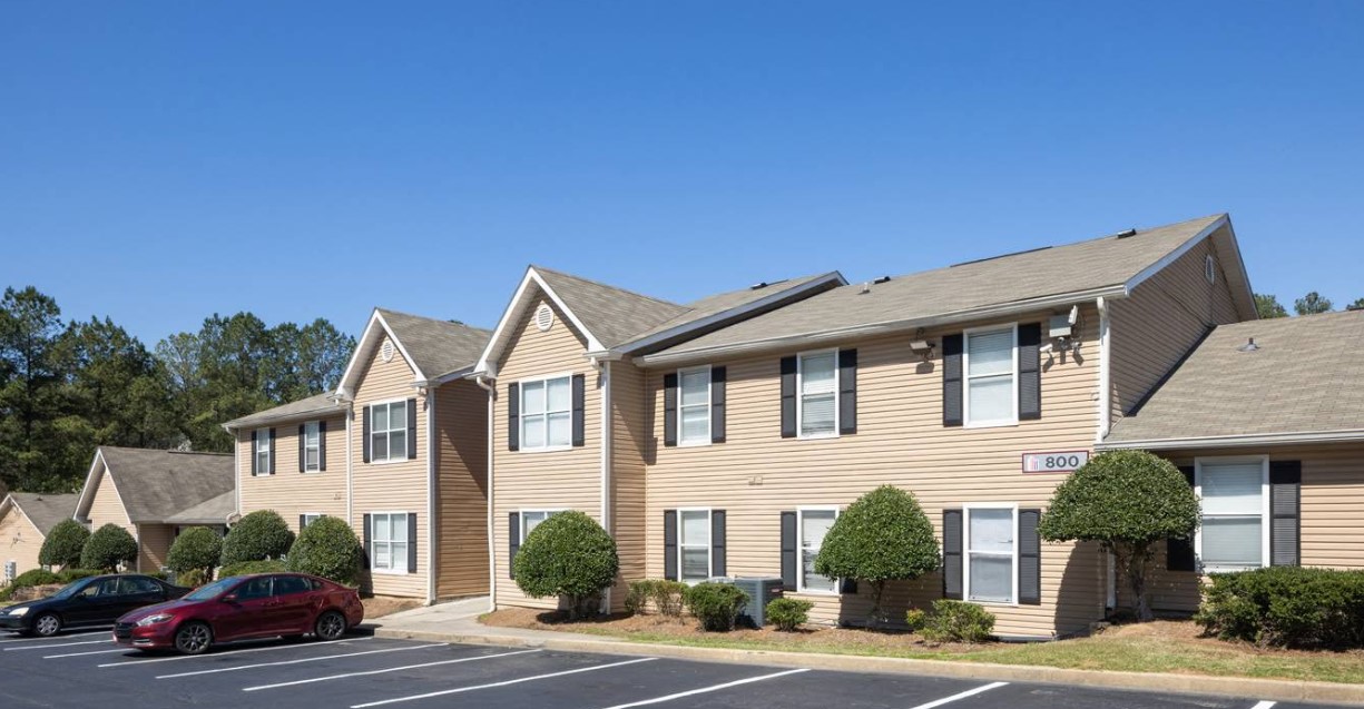 exterior view at City Park Apartments located in Atlanta, GA