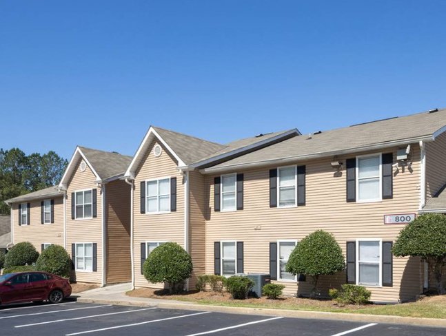 exterior view at City Park Apartments located in Atlanta, GA
